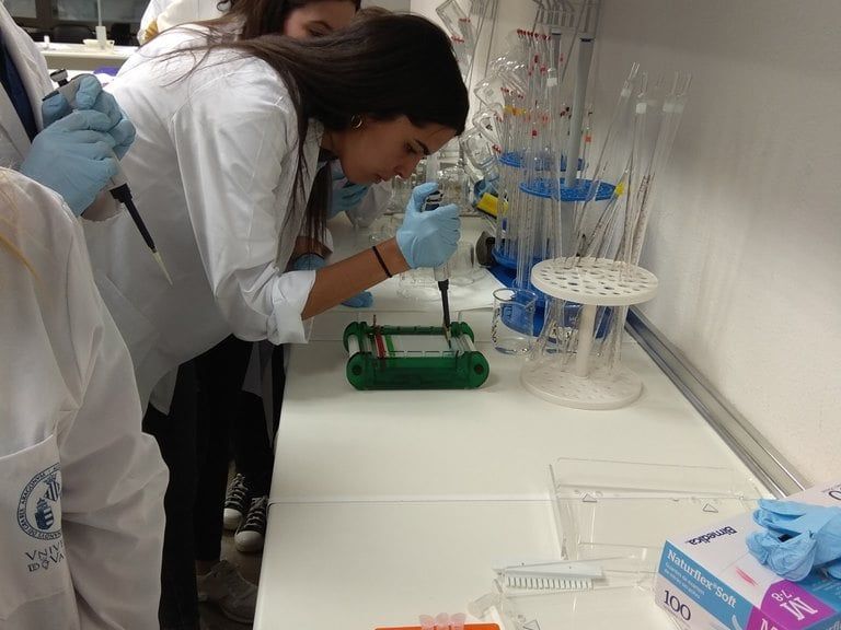 Alumnos En Practicas De Biologia Molecular
