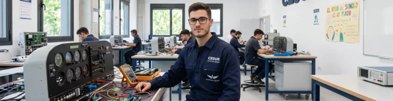 FP Sistemas electrónicos y aviónicos + LMA | CESUR