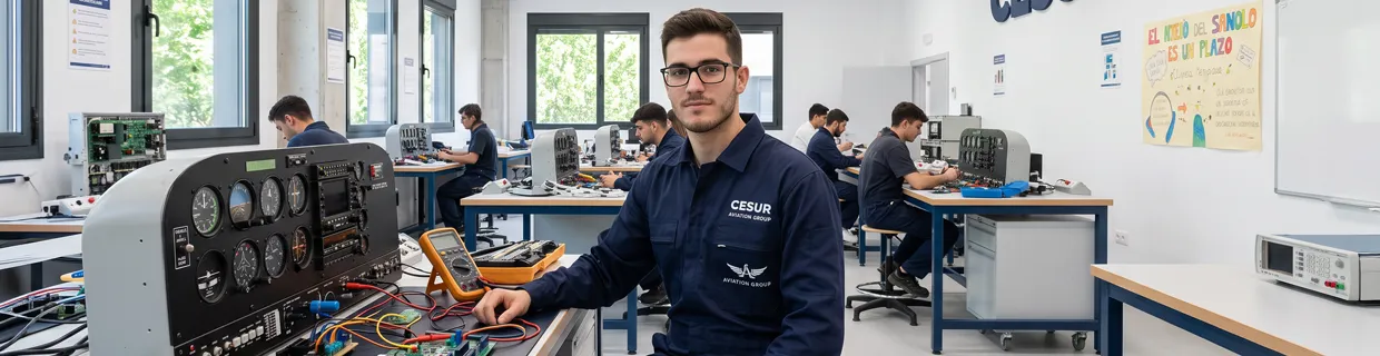 FP Sistemas electrónicos y aviónicos + LMA | CESUR